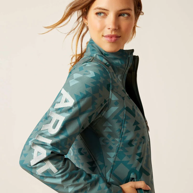 Ariat Women's Team Softshell Pinewood Print Jacket