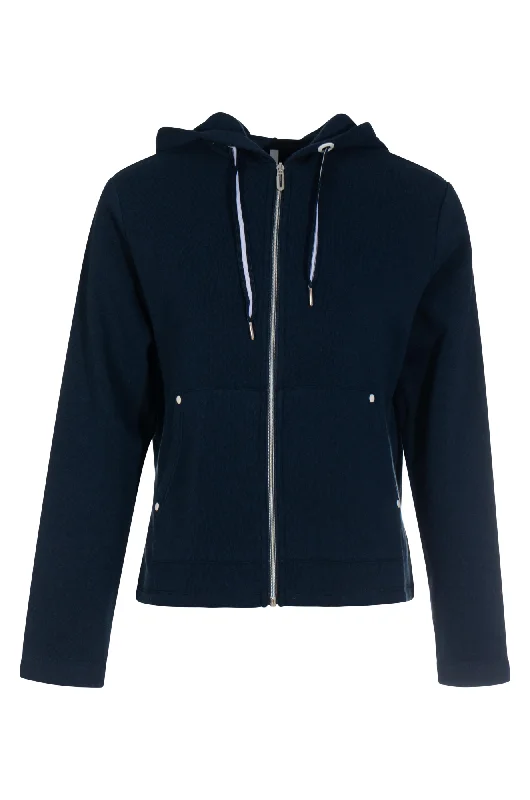 Brushed Fleece Hoodie | NAVY | 2253ZZ