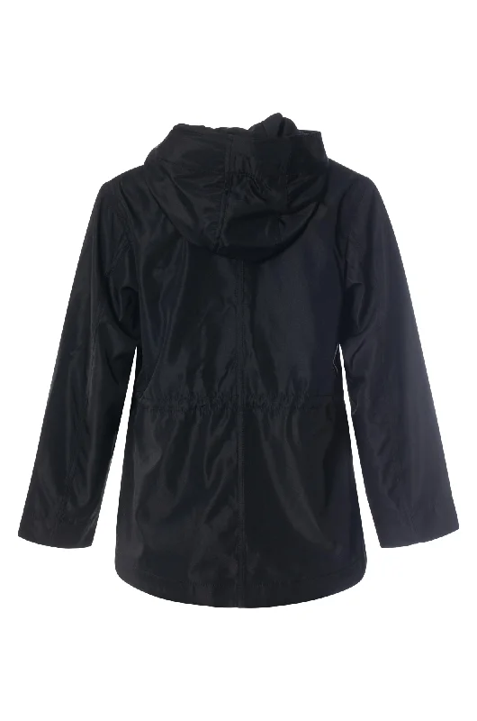 Unlined Jacket with hood | Black | 2451ZZ