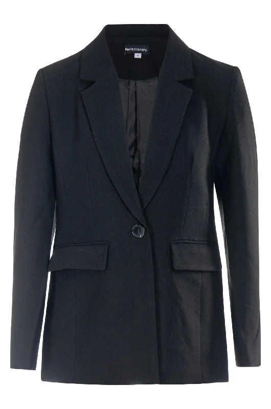 Textured Tailoring Jacket | Black | 4701ZZ