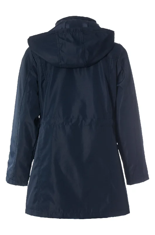 Zip & dome front Jacket | NAVY | 2452ZZ