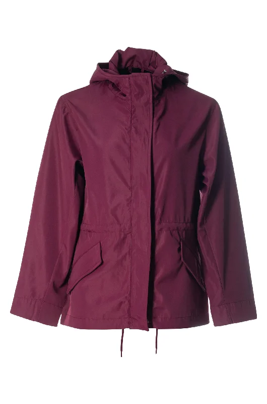 Unlined Jacket with hood | RASPBERRY | 2451ZZ