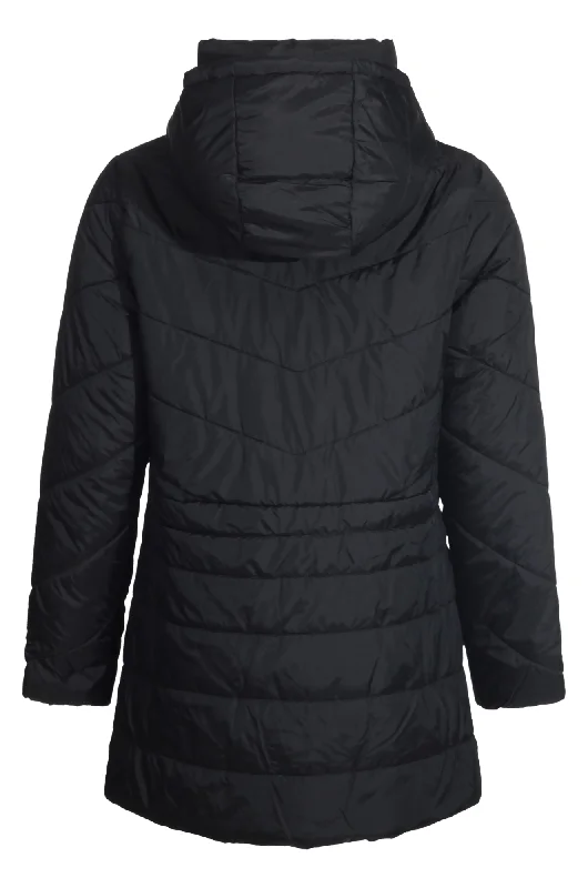 Quilted Showerproof Jacket | Black | 2441ZZ