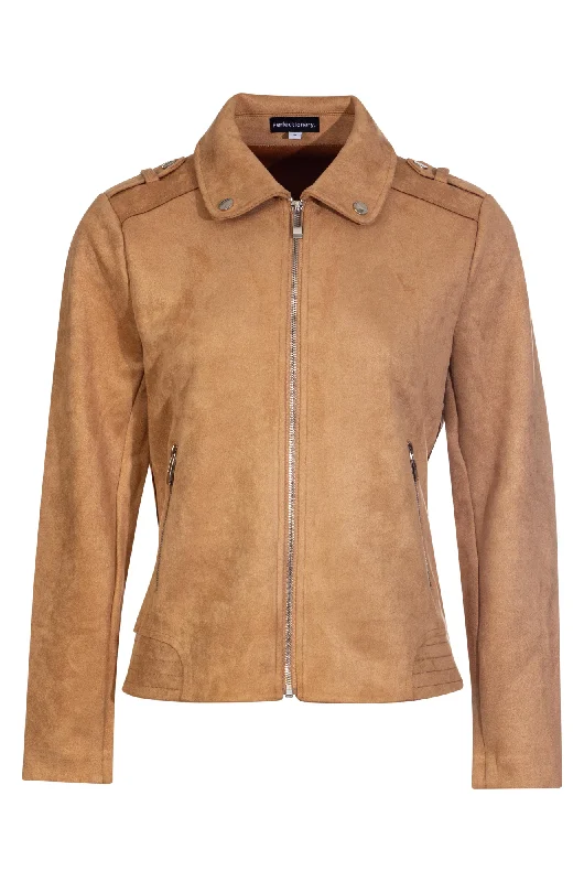 Suede Look Jacket | CAMEL | 4063ZZ