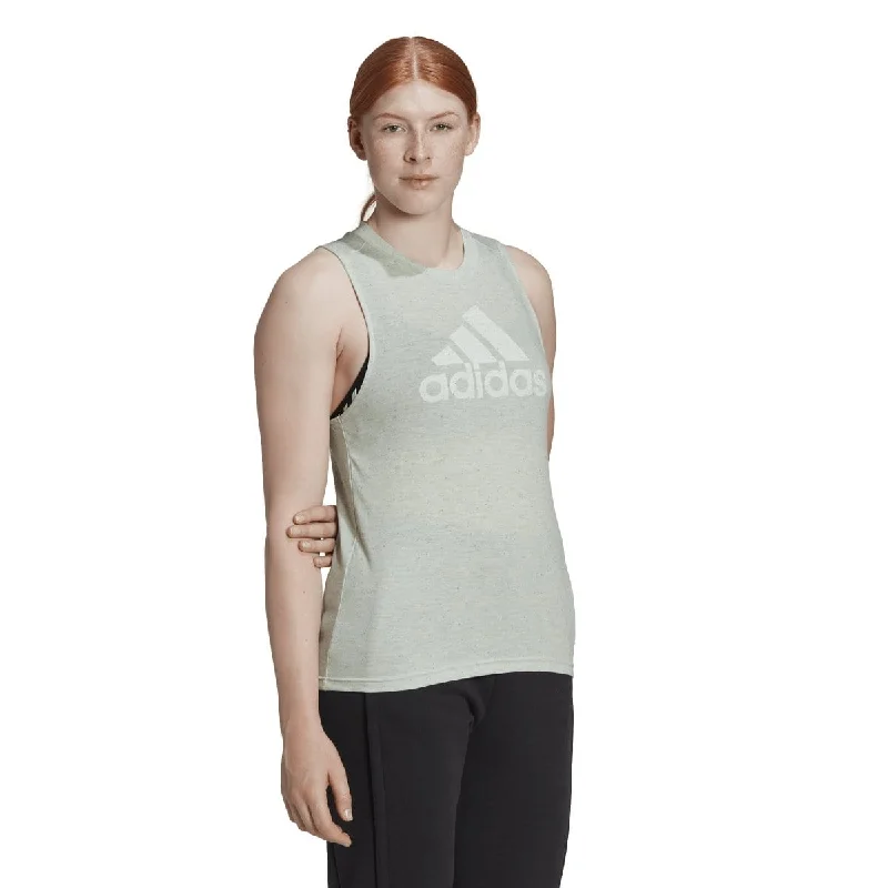 ADIDAS WOMEN'S WINNER GREEN TANK SINGLET