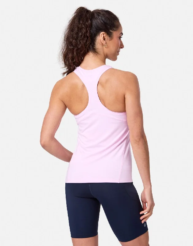 Relentless Racer Back Vest in Baby Pink