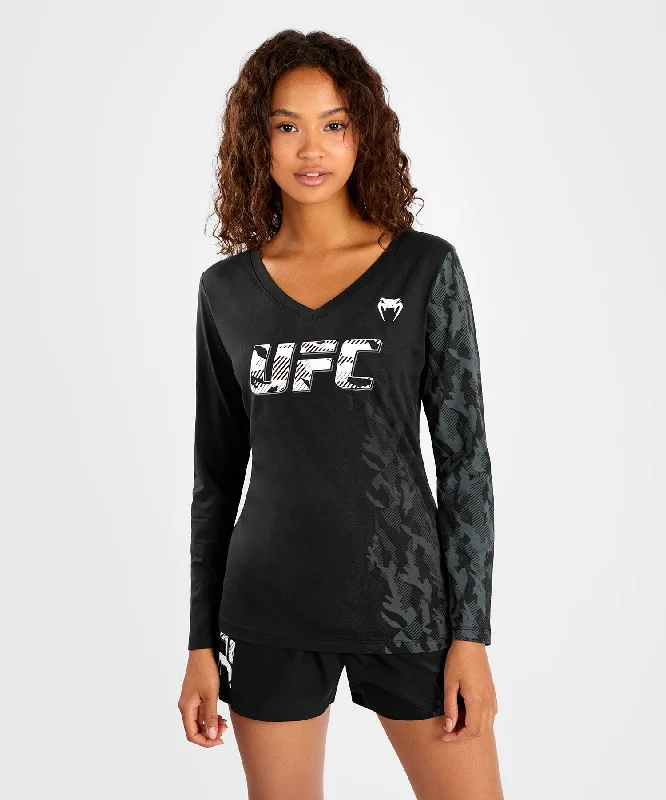 UFC Venum Authentic Fight Week Women's Long Sleeve T-shirt - Black