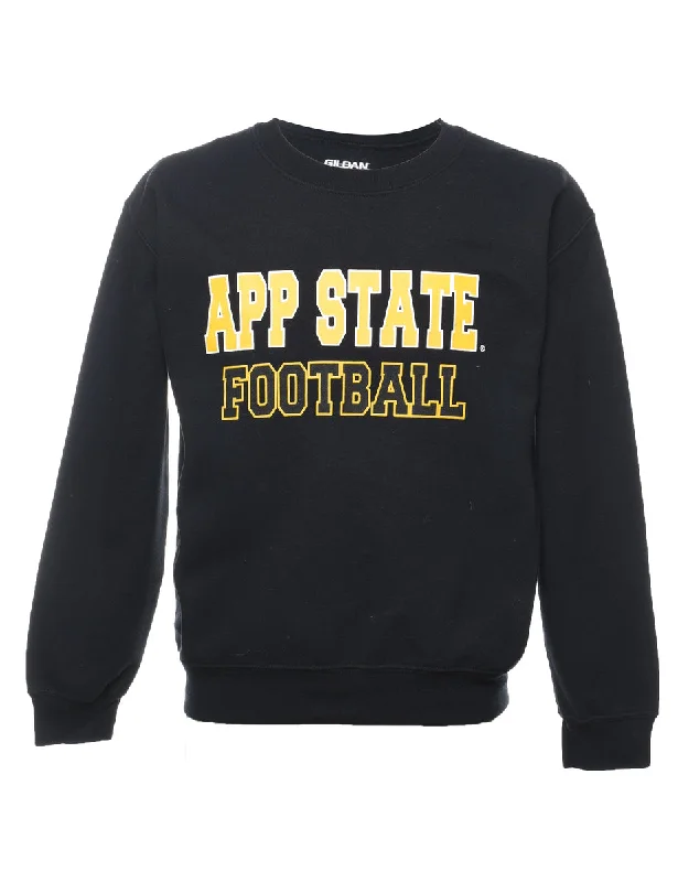 App State Football Black & Yellow Sweatshirt - S