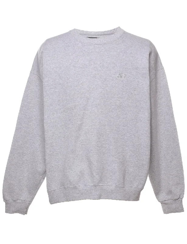 Grey Plain Sweatshirt - L