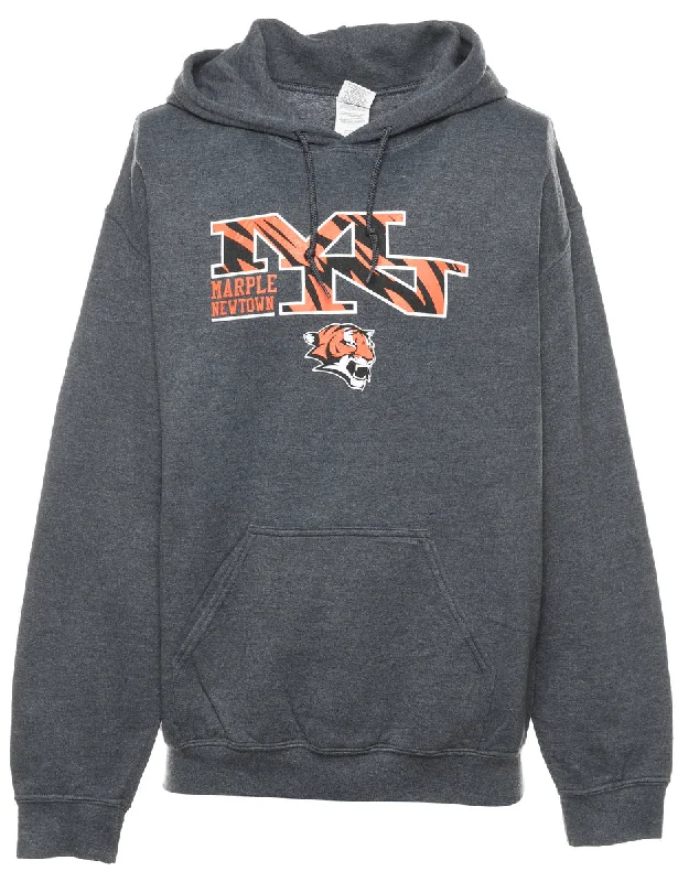 Marl Grey Marple Newtown Hoodie - M