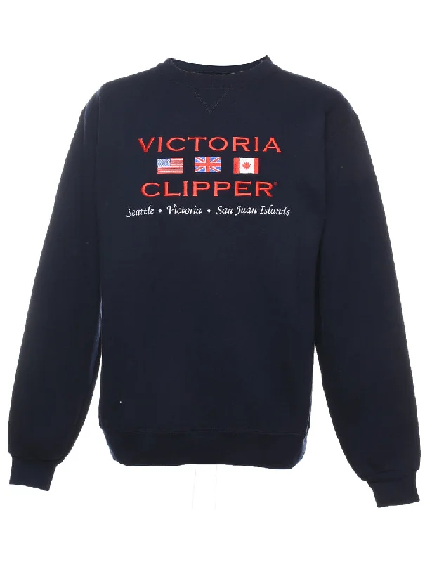 Victoria Clipper Embroidered Sweatshirt - M