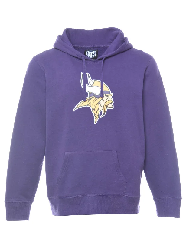 Vikings Football Printed Hoodie - XL