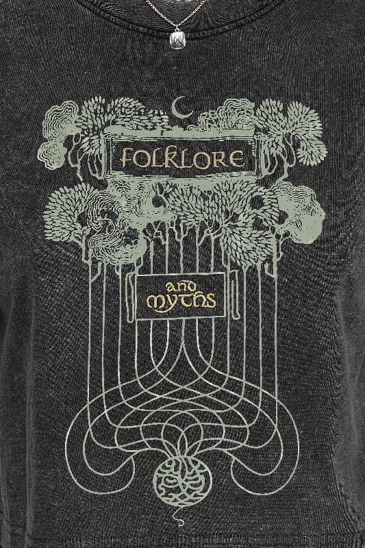 Folklore Boxy Crop T-shirt