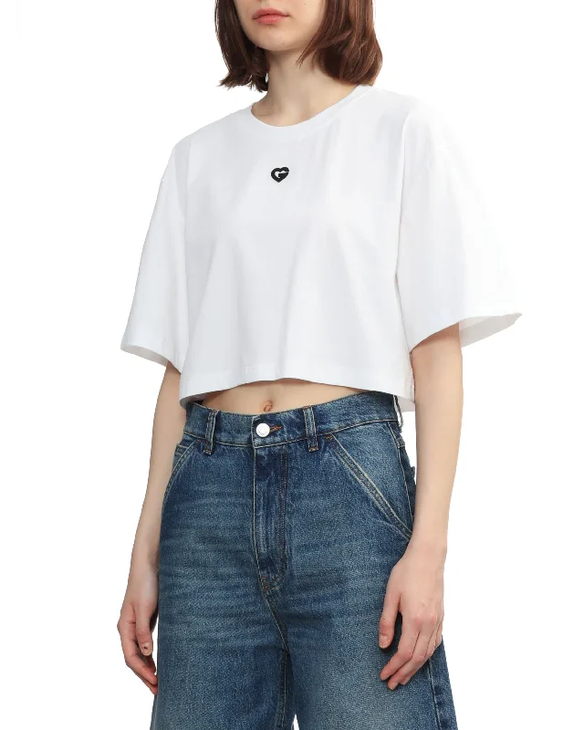 Cropped G-heart T-shirt