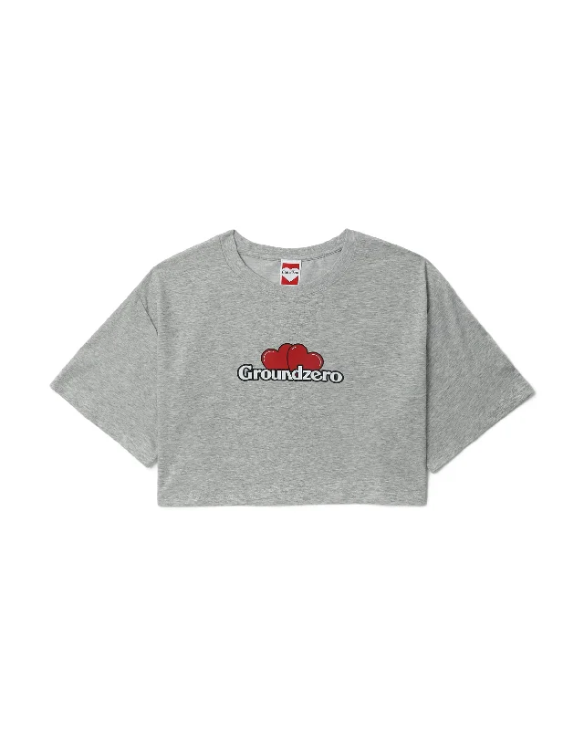 Cropped Logo-print T-shirt