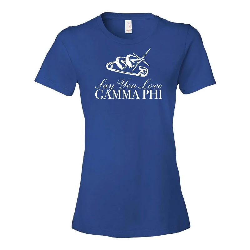 Pin It Baby Tee (sororities G-Z)