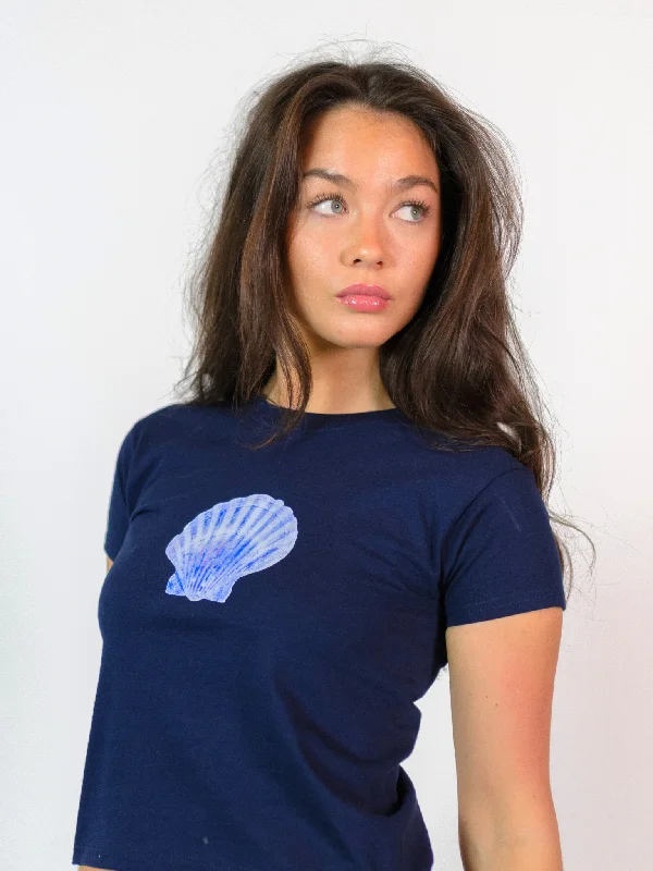 SHELLY (blå) BABY TEE - NAVY