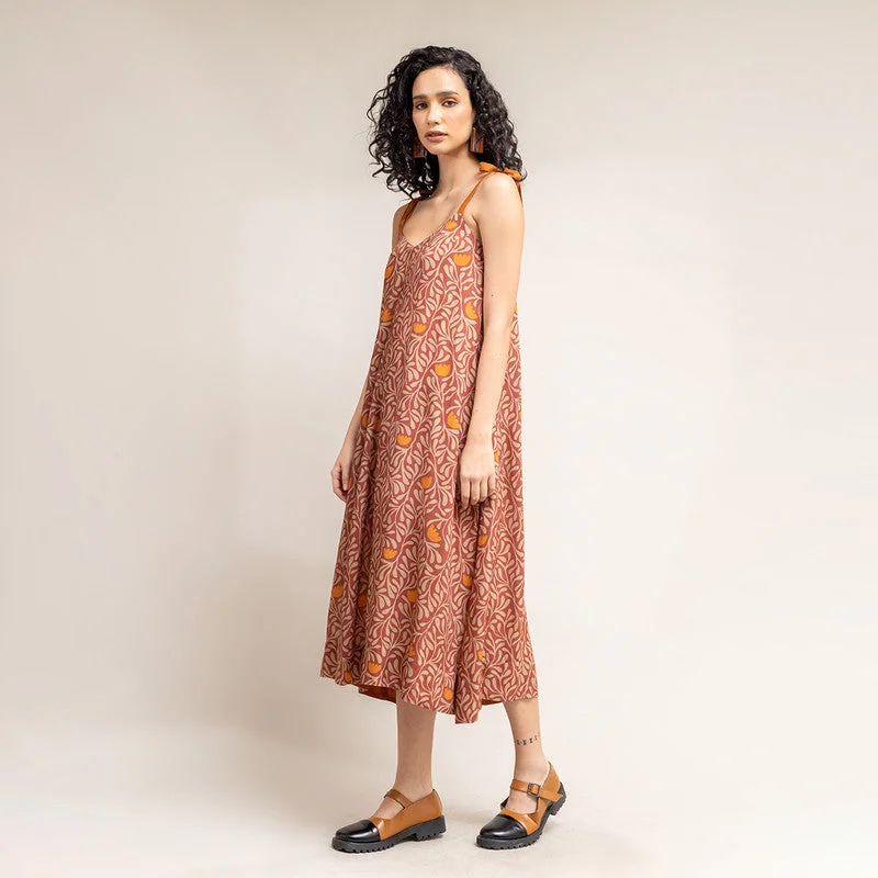 Modal Fabric | Tunic Dress | Sleeveless | Mustard