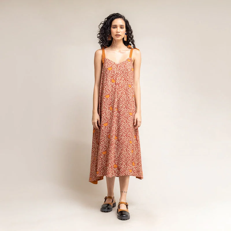 Modal Fabric | Tunic Dress | Sleeveless | Mustard