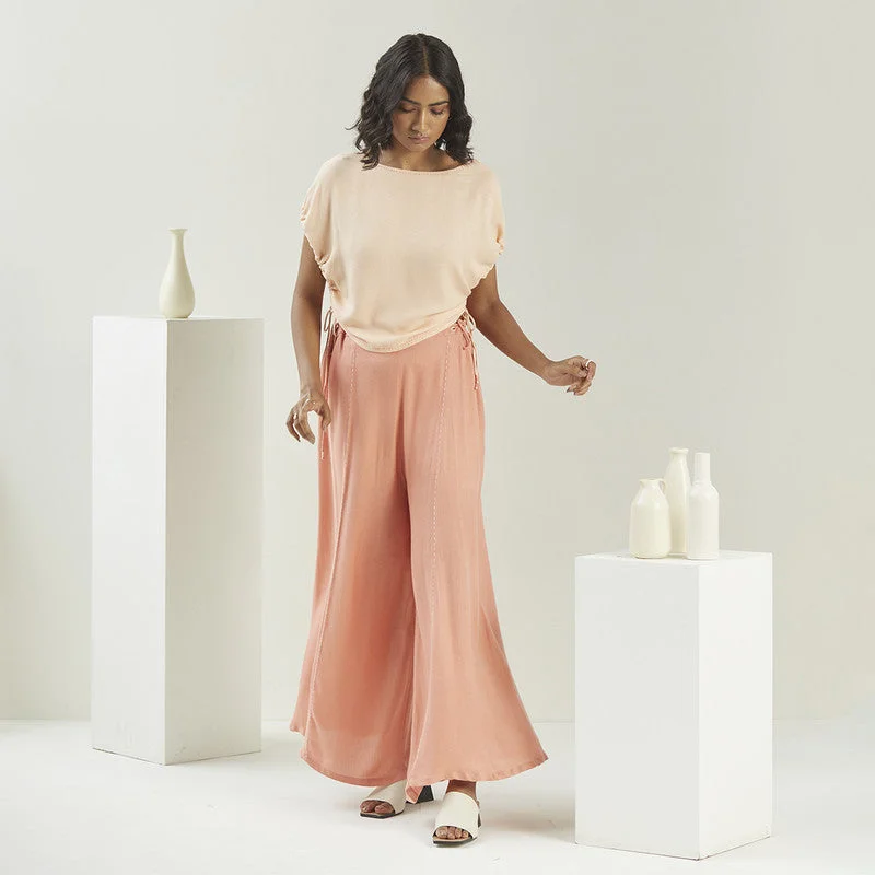 Womens Crop Top | FSC Viscose | Apricot Peach