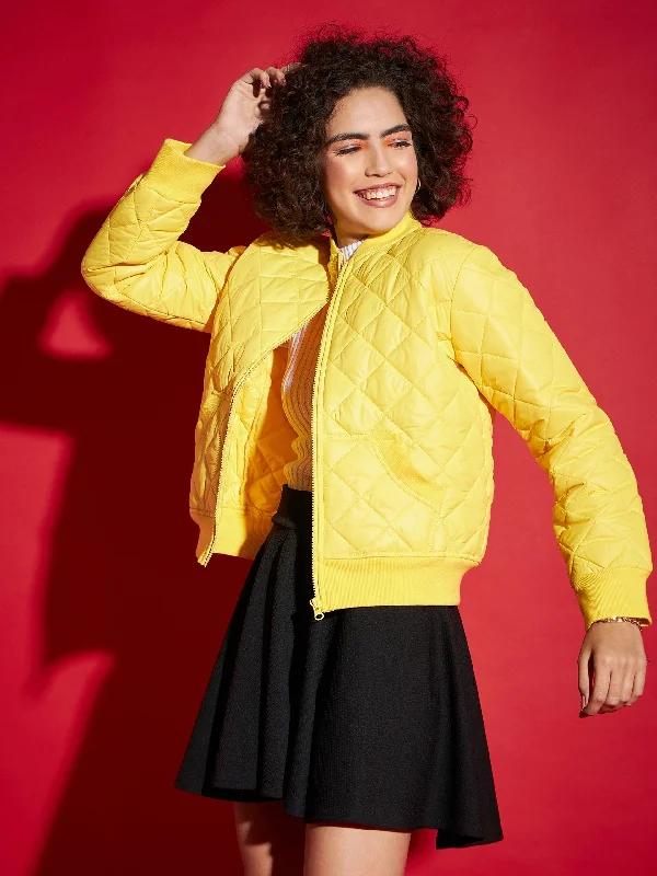 L / Yellow / Taffeta