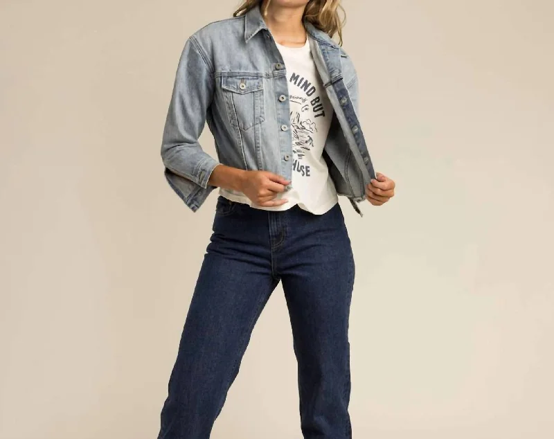 Taylor Denim Jacket In Guadalupe Wash