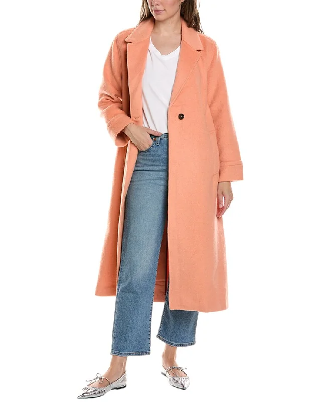 THE GREAT The Nomad Wool-Blend Coat