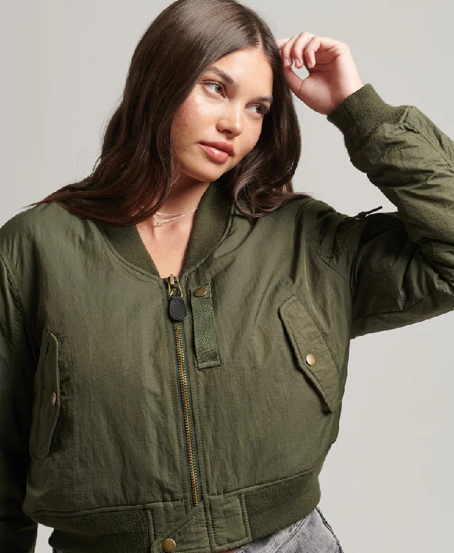 Vintage Aviator Ma1 Bomber | Dark Khaki