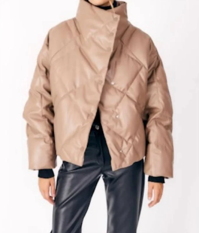 Women's Gwinnet Quilted Jacket In Taupe