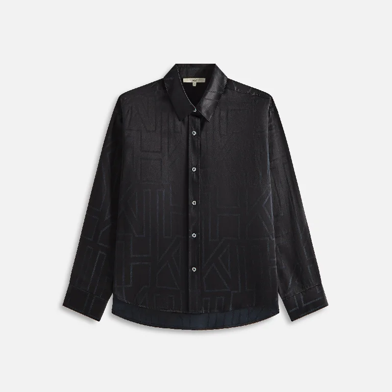 Kith Women Roanne Monogram Shirt - Black