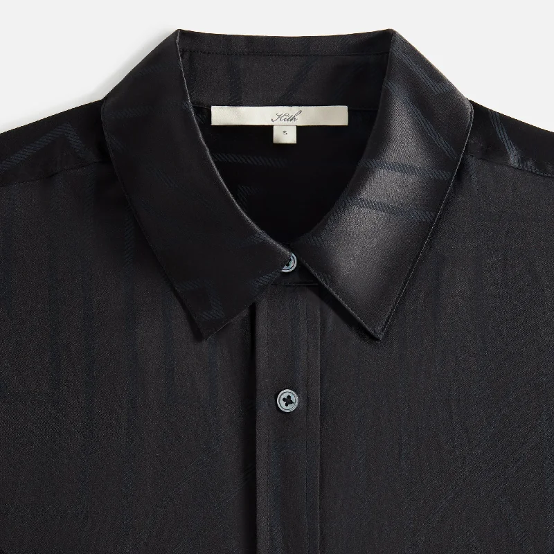 Kith Women Roanne Monogram Shirt - Black