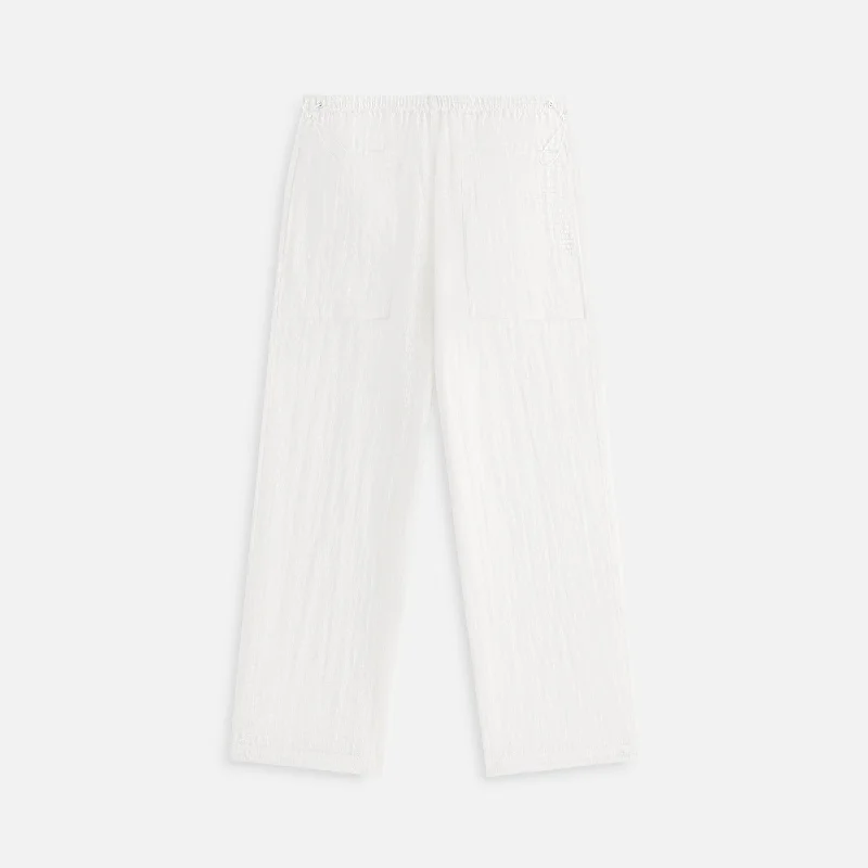 Kith Women Kavi Sheer Monogram Pant - White