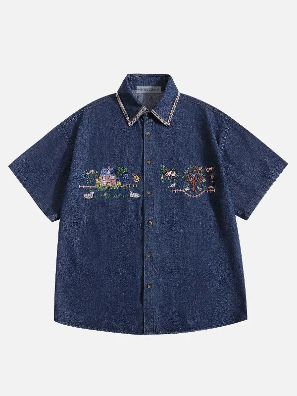 aelfric-eden-embroidery-denim-short-sleeve-shirt