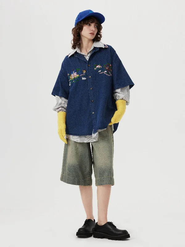 aelfric-eden-embroidery-denim-short-sleeve-shirt