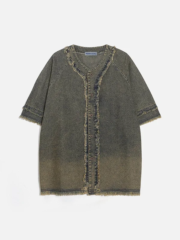 Aelfric Eden Fringe Washed Short Sleeve Shirt