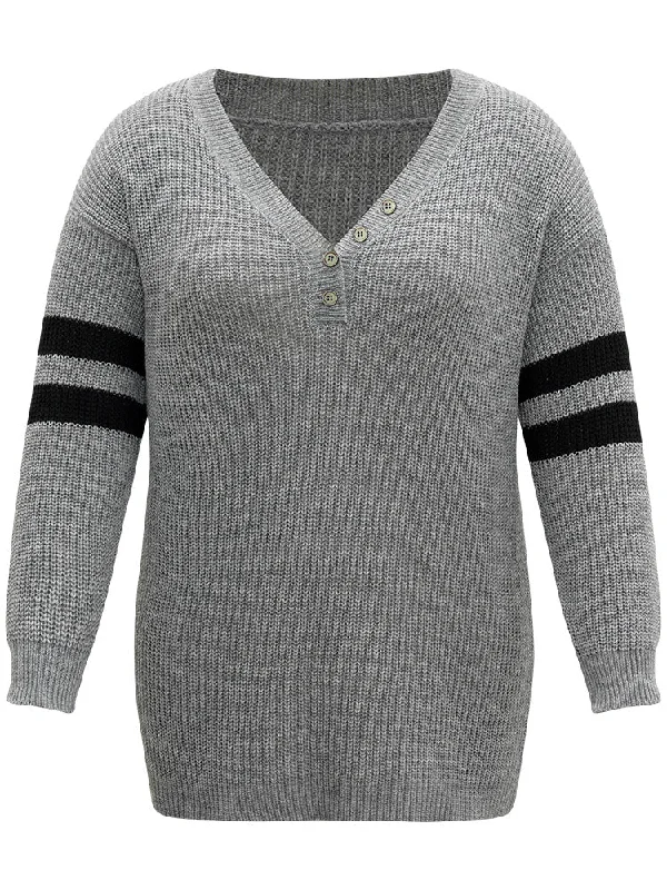 anti-pilling-striped-button-detail-pullover