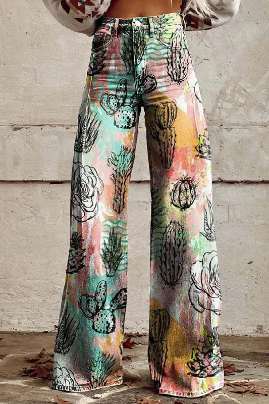 beautiful-unique-print-button-pocket-wide-leg-pants