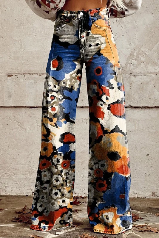 beautiful-unique-print-button-pocket-wide-leg-pants