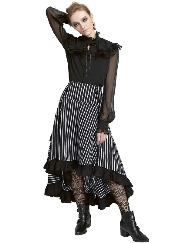 belle-poque-vintage-striped-victorian-high-low-skirt-steampunk-style-falda