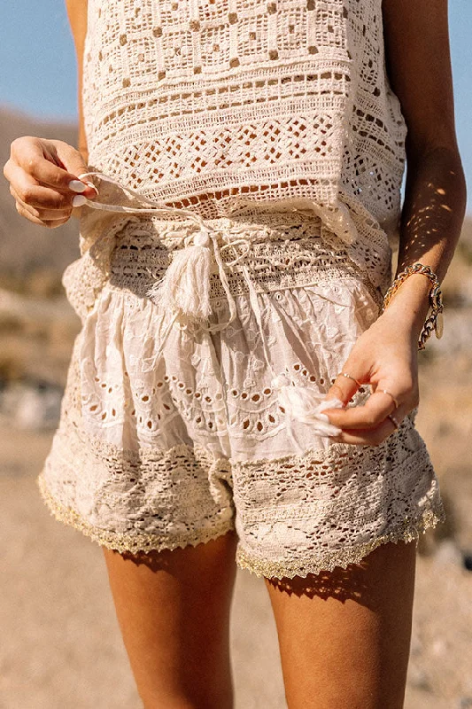 Cabana Love Eyelet Shorts