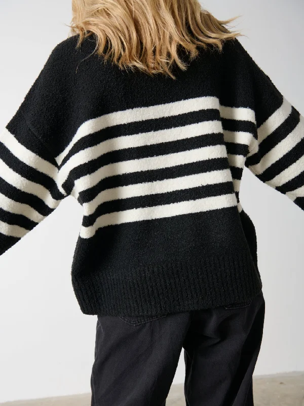 camille-oversized-striped-borg-jumper-black