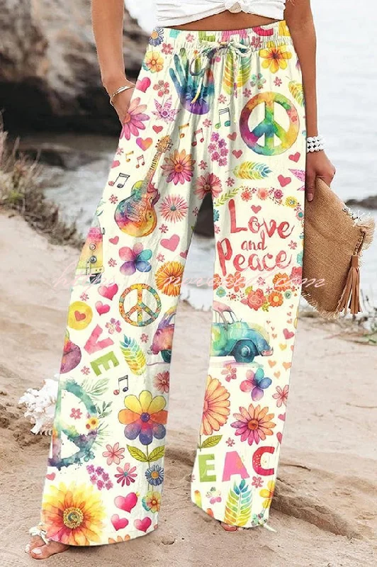 colorful-printed-elastic-waist-drawstring-pocket-casual-pants