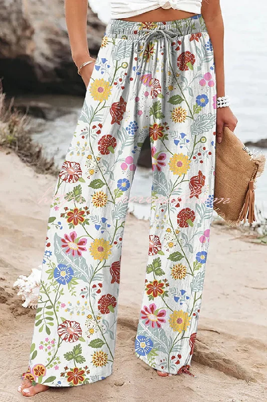 colorful-printed-elastic-waist-drawstring-pocket-casual-pants