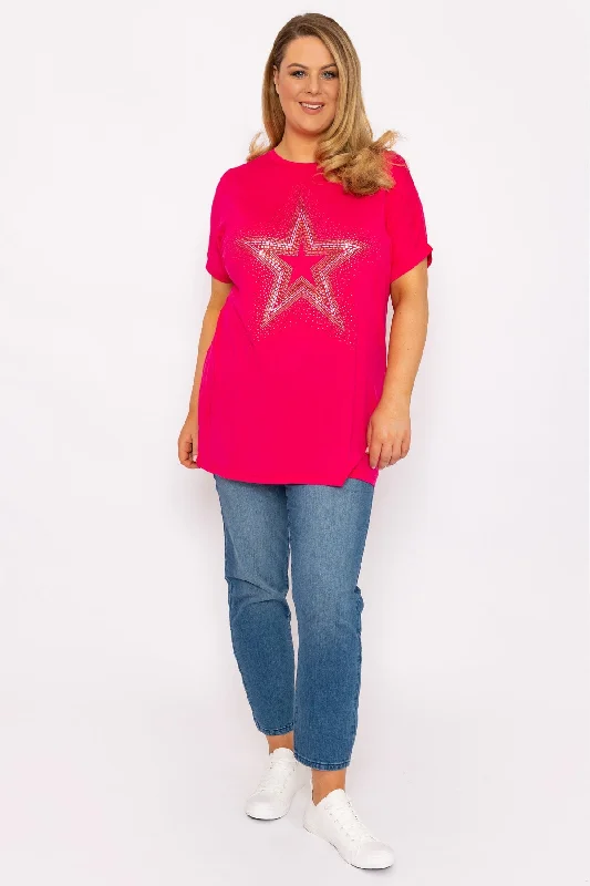 curve-diamante-star-oversized-top-in-pink