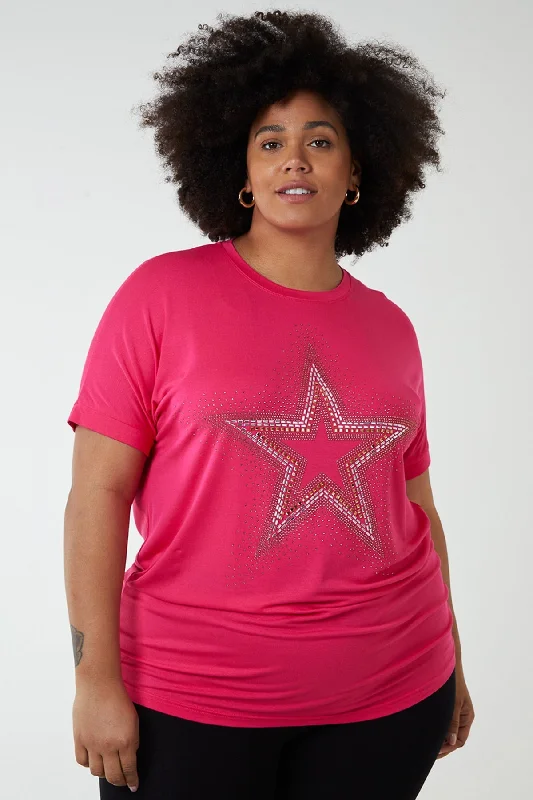 curve-diamante-star-oversized-top-in-pink