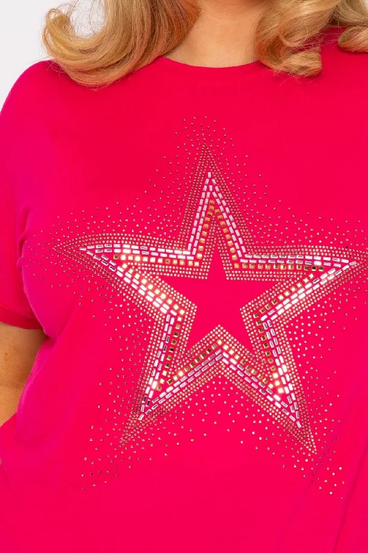 curve-diamante-star-oversized-top-in-pink