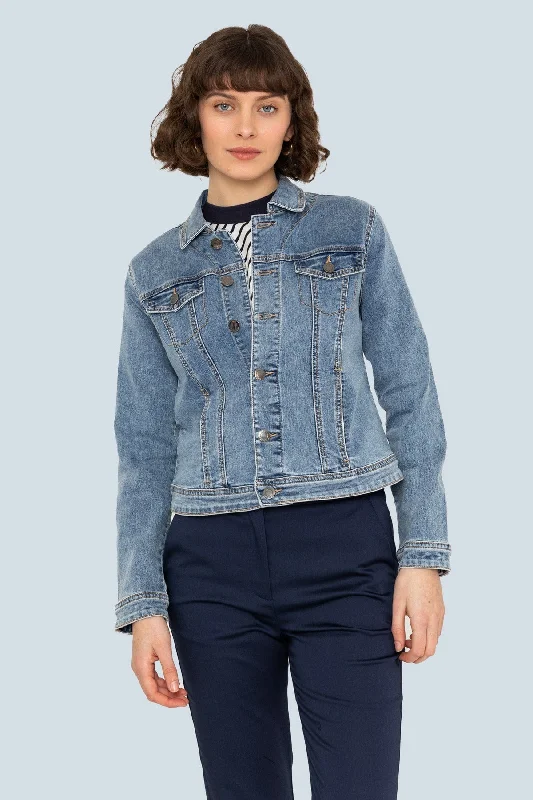 Denim Jacket in Medium Blue old