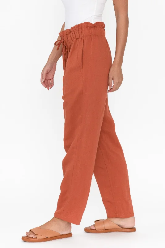 emir-terracotta-drawstring-pants