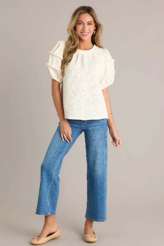 eternal-favorite-ivory-tweed-puff-sleeve-top