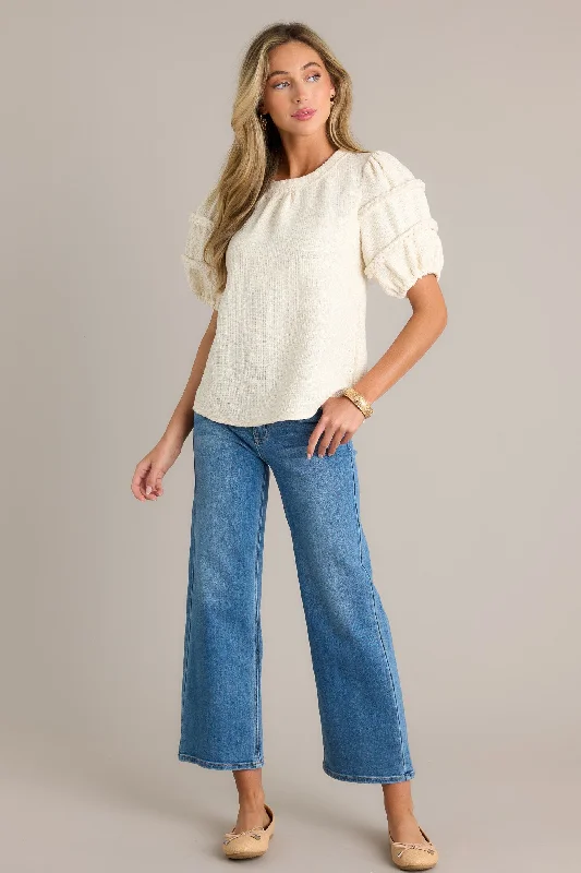 eternal-favorite-ivory-tweed-puff-sleeve-top